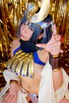  1girl asian black_hair blue_hair chouzuki_maryou cosplay menace menace_(cosplay) photo queen&#039;s_blade queen's_blade solo 