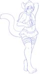  2012 asi blush clothing crossdressing feline girly hair long_hair school_uniform schoolgirl schoolgirl_uniform skidd skirt stockings 