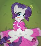  2012 after_sex blue_eyes blush clothing cum equine female friendship_is_magic hair horn horse long_hair looking_at_viewer my_little_pony open_mouth pony purple_eyes purple_hair pussy rarity_(mlp) solo spread_legs spreading unicorn unknown_artist 