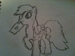  cutie derpy_hooves_(mlp) envelope equine female feral friendship friendship_is_magic horse is little magic mark mouth_hold my_little_pony pegasus pony raised_hoof solo wings 