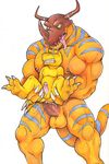  agumon anal anal_penetration anus arody balls biceps big_penis body_markings cum cum_in_ass cum_inside digimon gay green_eyes helmet male markings muscles pecs penetration penis saliva size_difference thick_penis wargreymon 