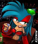  becky blue blush breasts drunk female hedgehog nokcix sega smile solo sonic_(series) 