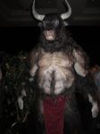  cattle chubby cosplay costume fursuit loincloth male mammal musclegut photo real 