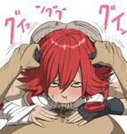  a.b.a ass bad_id bad_pixiv_id bandages bangs blood bloody_clothes blush breasts censored fellatio fingerless_gloves gloves green_eyes guilty_gear hair_ornament hand_on_another's_head hetero holding_head irrumatio key key_in_head kishio_(agedama) large_breasts lips male_pubic_hair mosaic_censoring motion_lines oral penis pov pubic_hair red_hair short_hair single_glove snot solo_focus sweat veins veiny_penis 