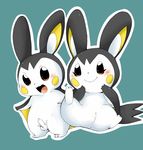  big_ears blush butt censored couple cute doneru duo emolga female hindpaw ineffective_censorship looking_at_viewer male nintendo nude open_mouth paws penis pointless_censoring pok&#233;mon pok&eacute;mon pussy smile video_games 