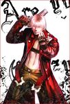  1boy capcom dante dante_(devil_may_cry) devil_may_cry devil_may_cry_3 gun lowres weapon 