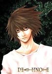  bags_under_eyes brown_hair death_note l_(death_note) male_focus solo 