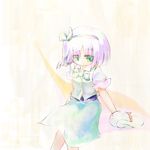  ghost hitodama komaruri konpaku_youmu konpaku_youmu_(ghost) ribbon short_hair sleeping solo touhou 