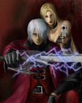  1girl dante_(devil_may_cry) devil_may_cry trish_(devil_may_cry) 