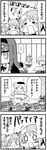  4koma :d =_= akemi_homura bad_id bad_pixiv_id comic greyscale kaname_madoka mahou_shoujo_madoka_magica mami_mogu_mogu miki_sayaka monochrome mori_shinji multiple_girls o_o open_mouth robot school_uniform smile tomoe_mami translated 