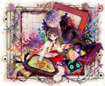  1girl doll doll_(ib) eyeball garry_(ib) hands ib ib_(ib) jigsaw_puzzle nozaki_tsubata painting_(object) puzzle 
