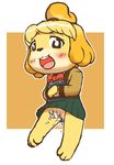  animal_ears artist_request barefoot blush canine dog doubutsu_no_mori feet female furry isabelle_(animal_crossing) kaitou mammal nintendo paws pussy shizue_(animal_crossing) shizue_(doubutsu_no_mori) toes unknown_artist video_games 