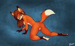  all_fours brown_hair butt canine ear_piercing female fox fur hair hindpaw jupiter mammal nude nyne orange_fur paws piercing plantigrade presenting presenting_hindquarters pussy raised_tail seductive soles solo teasing toes 