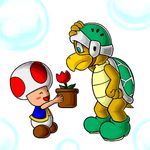  flower hammer_bro happy mario_(series) super_mario_bros. toad 