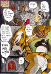  bear better_late_than_never blush bound chain comic daigaijin dialog english_text feline female kung_fu_panda male mammal master_tigress nude panda po pussy rope shy stripes text tiger 