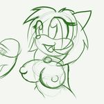  animated anthro breasts butt cum cum_in_pussy cum_inside cum_on_breasts cum_on_face female flower green_eyes hedgehog horny hot low_res mammal nokcix pussy rose sega solo sonic_(series) the_other_half tongue 