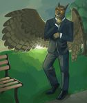  male owl park rikkoshaye suit wings 