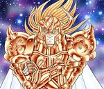  1boy armor blonde_hair brazilian illustration kurumada_masami male male_focus manly muscle saint_seiya taurus_aldebaran 