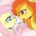  duo equine female feral fluttershy_(mlp) friendship_is_magic hair horse mammal my_little_pony pony spitfire_(mlp) wonderbolts_(mlp) 