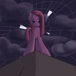  blue_eyes cliff depressed equine female feral friendship_is_magic fur hair horse looking_down mammal my_little_pony pink_fur pink_hair pinkamena_(mlp) pinkie_pie_(mlp) pony popprocks sad solo suicide the_end 