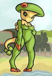  anthro breasts breloom female flora_fauna flygon_(artist) nintendo plant plump_labia pok&#233;mon pok&#233;morph pok&eacute;mon pussy solo two_toes video_games zinnthos 