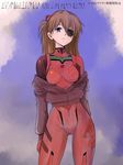  arm_at_side arm_behind_back bangs blue_eyes bodysuit bodysuit_under_clothes breasts brown_hair closed_mouth copyright_name cowboy_shot english evangelion:_3.0_you_can_(not)_redo expressionless eyepatch gloves hair_between_eyes headgear highres hips jacket legs_apart lips long_hair long_sleeves looking_at_viewer medium_breasts neon_genesis_evangelion niwatori_kokezou number off_shoulder open_clothes open_jacket parted_bangs pilot_suit plugsuit rebuild_of_evangelion red_bodysuit shikinami_asuka_langley sketch solo souryuu_asuka_langley standing straight_hair tape track_jacket turtleneck two_side_up unzipped 