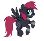  cynder equine female green_eyes hair horn horse mammal my_little_pony pegasus solo spyro_the_dragon video_games wings 