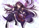  konno_yuuki possible_duplicate red_eyes sword sword_art_online tagme thighhighs toutenkou weapon 