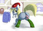  amber_eyes anus blonde_hair candy_cane christmas cutie_mark derpy_hooves_(mlp) equine female feral friendship_is_magic fur grey_fur hair hat holidays horse insertion legwear looking_at_viewer looking_back mail mammal my_little_pony outside penetration pony pussy raised_tail santa_hat skipsy snow socks solo stockings vaginal vaginal_insertion vaginal_penetration yellow_eyes 