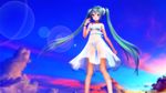  3d absurdres bikini dress green_eyes green_hair hatsune_miku highres long_hair mikumikudance see-through swimsuit twintails vocaloid vocaloid_(tda-type_ver) yunagi_(ektyr_y) 