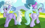  cloud_chaser_(mlp) cutie_mark duo equine female feral flitter_(mlp) friendship_is_magic fritter_(mlp) horse mammal my_little_pony pegasus pony pussy wings ziemniax 