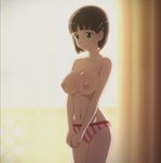  breasts kirigaya_suguha nipples nude_filter short_hair solo sword_art_online third-party_edit topless 