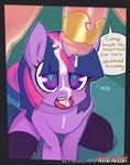  &lt;3 &lt;3_eyes blush cum cum_in_mouth cum_inside cum_on_face cumshot dialog disembodied_penis doxy duo equine female friendship_is_magic glans horn horse kneeling looking_at_viewer male mammal my_little_pony open_mouth orgasm penis princess princess_celestia_(mlp) royalty standing straight text tongue tongue_out twilight_sparkle_(mlp) unicorn 