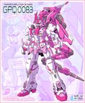  cure_blossom fusion gundam gundam_0083 hanasaki_tsubomi heart heartcatch_precure! mecha mechanization no_humans parody pink pink_bow precure solo standing yanagi_joe zoom_layer 