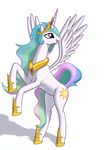  caelacanthe equine female friendship_is_magic horn horse my_little_pony pose princess_celestia_(mlp) royalty winged_unicorn wings 