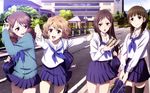  black_hair brown_hair female four_girls hanasaku_iroha matsumae_ohana oshimizu_nako possible_duplicate tsurugi_minko wakura_yuina 