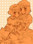  estellise_sidos_heurassein goggles image_sample md5_mismatch monochrome multiple_girls pixiv_sample rita_mordio short_hair shuragyoku_mami tales_of_(series) tales_of_vesperia 