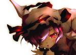  bad_id bad_pixiv_id hat mefix nail_polish red_nails remilia_scarlet ribbon short_hair solo touhou wings 