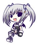  artist_request bat_wings black_eyes chibi gloves kooh long_hair maid pangya solo twintails white_hair wings 