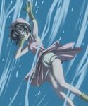  asphyxiation card_captor_sakura dress drowning gloves hat lowres sakura_card_captor underwater 