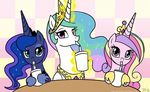  animated blue_eyes blue_hair crown equine female feral friendship_is_magic group hair horn horse john_joseco levitation magic mammal multi-colored_hair my_little_pony pony princess princess_cadance_(mlp) princess_celestia_(mlp) princess_luna_(mlp) purple_eyes royalty shining_armor_(mlp) 