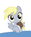  animated blonde_hair cute derp_eyes derpy_hooves_(mlp) equine female feral friendship_is_magic hair horse long_hair mammal milkshake muffin my_little_pony pegasus pony solo straw table wings yellow_eyes 