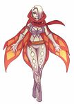  argyle bodysuit breasts cape cleavage cleavage_cutout earrings elbow_gloves genderswap genderswap_(mtf) ghirahim gloves hair_over_one_eye highres jewelry large_breasts maniacpaint navel navel_cutout pointy_ears red_eyes short_hair smile solo the_legend_of_zelda the_legend_of_zelda:_skyward_sword thigh_gap white_hair wide_hips 