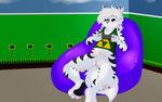  anthro bean_bag blue_eyes bottomless breasts canine clothed clothing controller female fluffy hair half-dressed hedgehog hindpaw mammal mishelle navel paws pussy sega solo sonic_(series) sonic_the_hedgehog the_legend_of_zelda twifoxy video_games wide_hips 