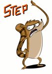  english_text male mammal plain_background raccoon regular_show rigby solo text unknown_artist white_background 