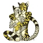  blue_eyes duo feline gay hug looking_at_viewer male mammal nude red_eyes speed_(artist) spotted stripes unknown_artist 