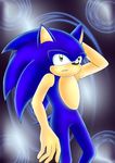  anthro blue_hair green_eyes hair hedgehog male sega sonic_(series) sonic_the_hedgehog 