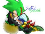  anthro blue_eyes blue_hair blush cum eyewear fellatio gay gloves green_body green_eyes hair hedgehog leather_jacket male oral oral_sex penetration penis plain_background scar scourge_the_hedgehog sega sex shoes smile sonic_(series) sonic_the_hedgehog sunglasses tailwag teeth white_background 