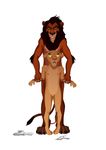  cub disney female male nala scar the_lion_king underwear young 