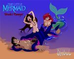  ariel ghoul prince_eric the_little_mermaid ursula 